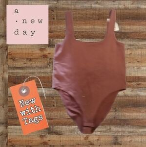NWT/A New Day Mauve Bodysuit XXL